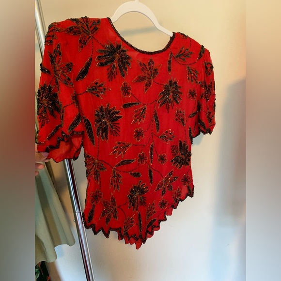 Vintage sequined top BNWT - Picture 1 of 3